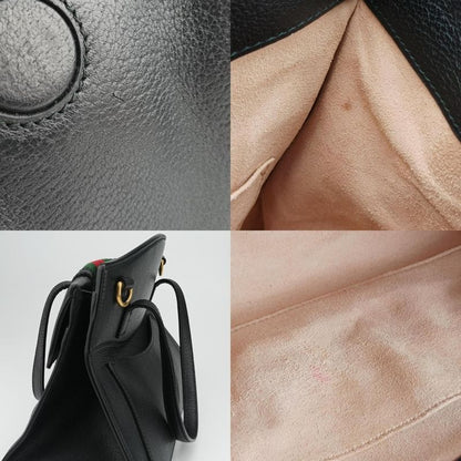 Gucci Crystal Butterfly Linea Totem Black X Green X Red X Multicolor Leather