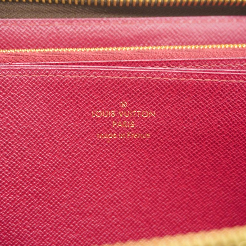 Louis Vuitton Long Wallet Monogram Zippy Wallet M41895 Fuchsia Ladies