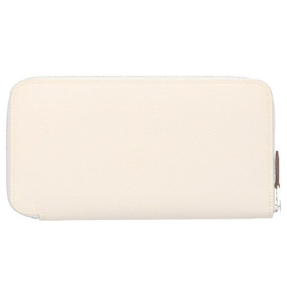 Hermes Azap Long Silk Quinn Y Engraved Round Zip Wallet Men's