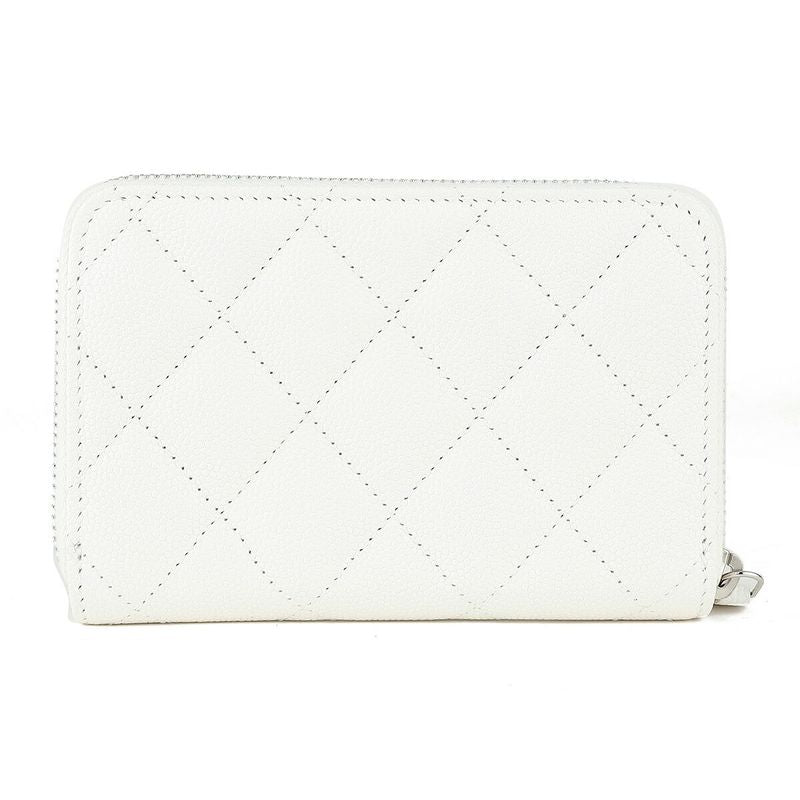 Chanel Coin Case White