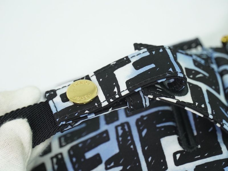 Authentic Fendi Zucca Bucket Joshua Vidas Collaboration 2WAY Shoulder Bag Belt