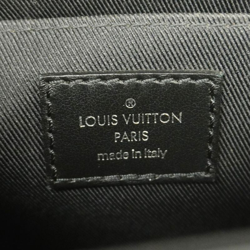 Louis Vuitton Handbag Monogram Eclipse Sac Plastic MINI M46453 Black 2-way Bag