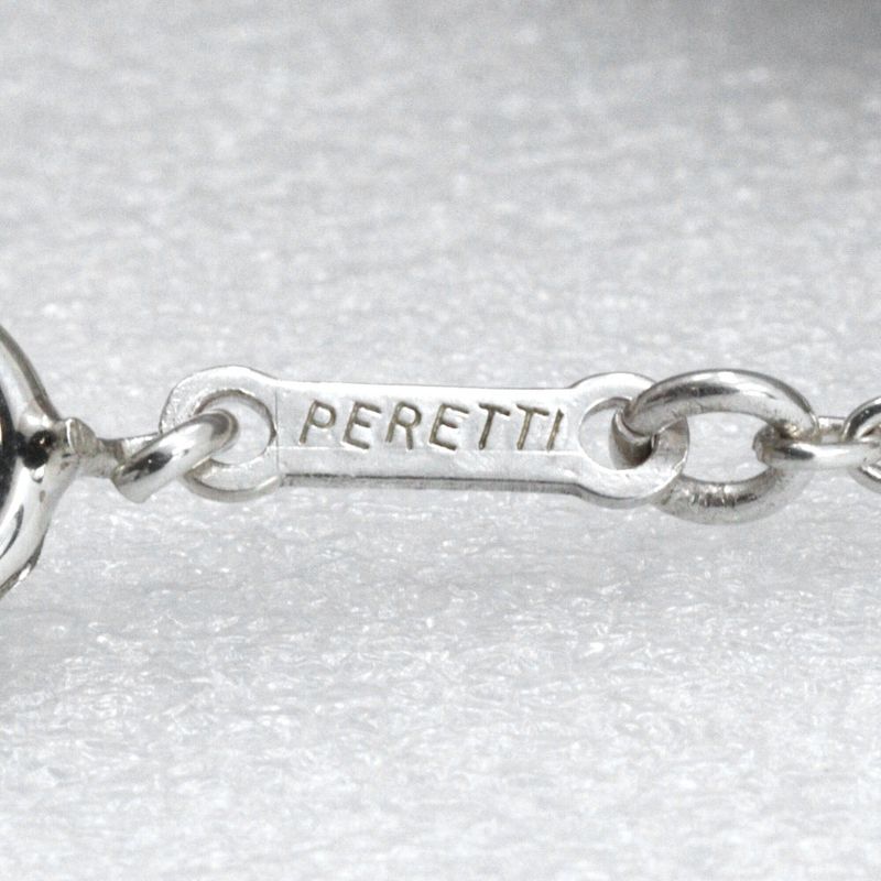 Tiffany & Co Open Heart Elsa Peretti 925 Silver Ladies 4.8g Necklace