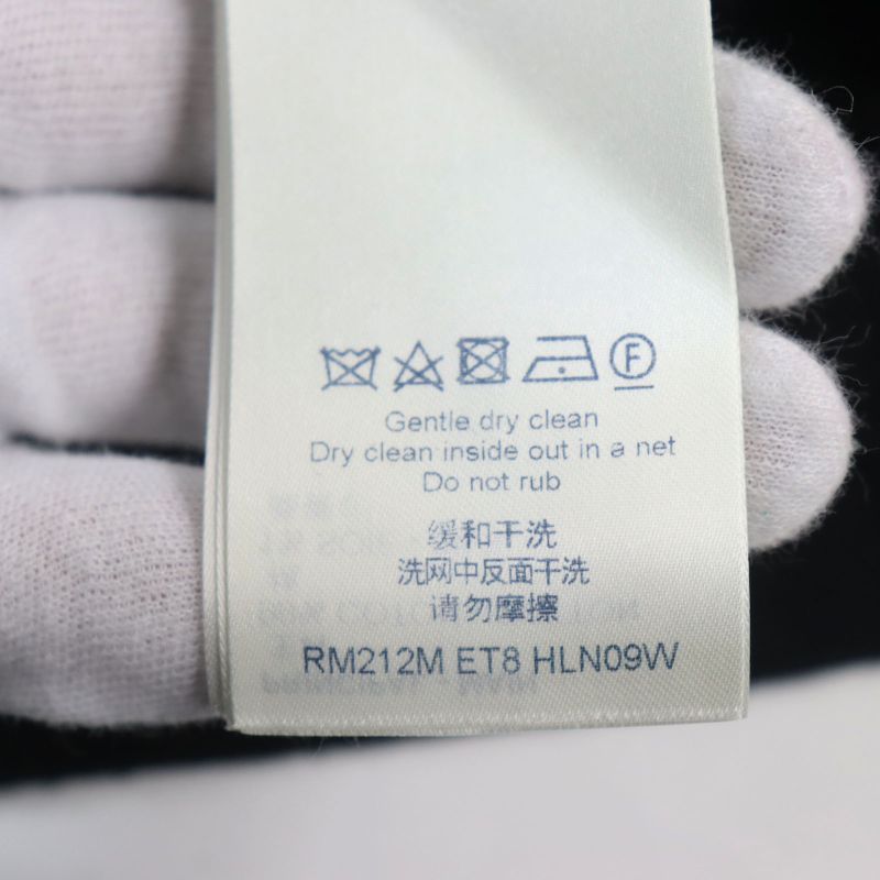 Louis Vuitton 21AW Silk Blend Lettered Short Sleeves Large Size Short Sleeve