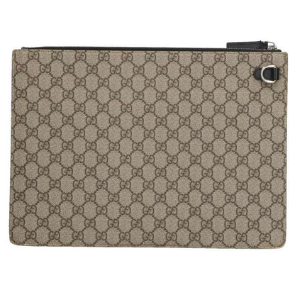 Gucci 433665 GG Supreme Sherry Line Clutch Bag Men's