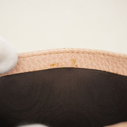 Gucci Wallet GG Marmont Butterfly 499361 Leather Pink Beige Gold Hardware Women