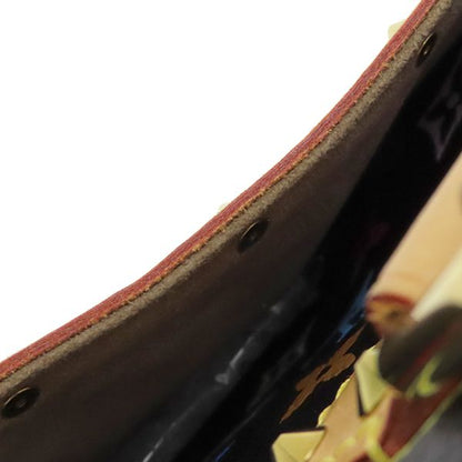 Louis Vuitton Handbag Trouville Monogram Multicolor Canvas Noir Black Gold