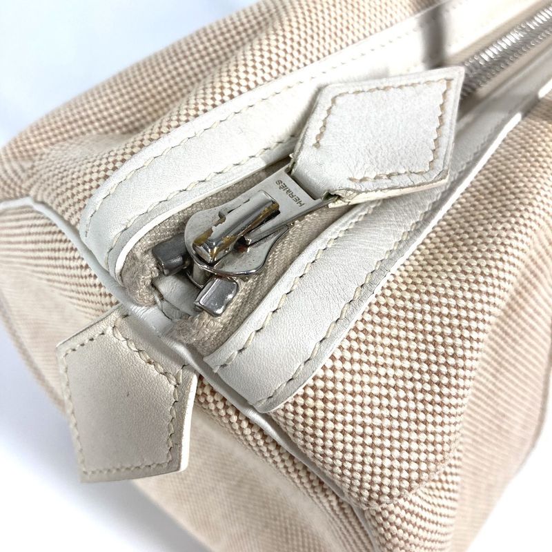 Hermes Handbag Porochon Mademoiselle Toile Ashe Beige