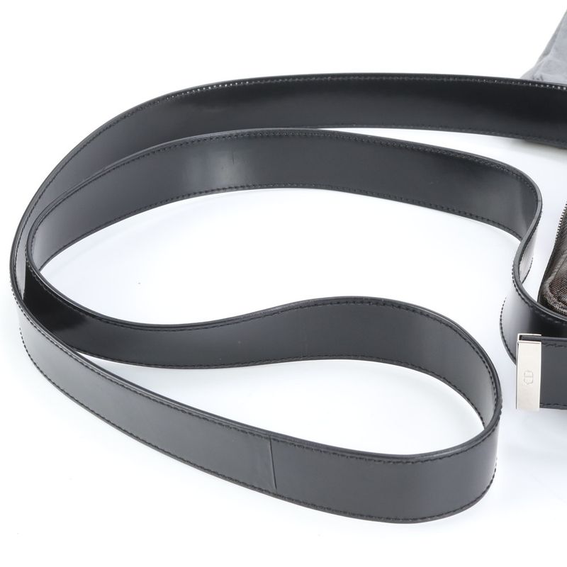 Dior Leather Shoulder Bag Crossbody Messenger Business Brown Commuter Tote