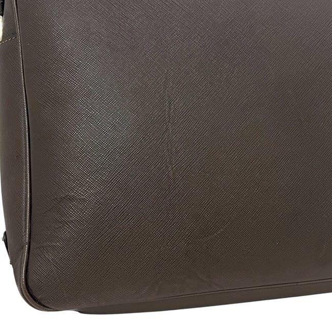 Prada Messenger Bag Brown Shoulder Bag Excellent Condition Saffiano