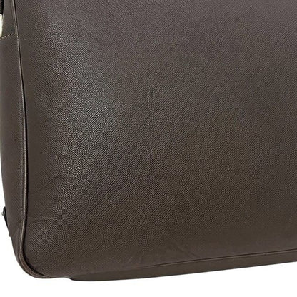 Prada Messenger Bag Brown Shoulder Bag Excellent Condition Saffiano
