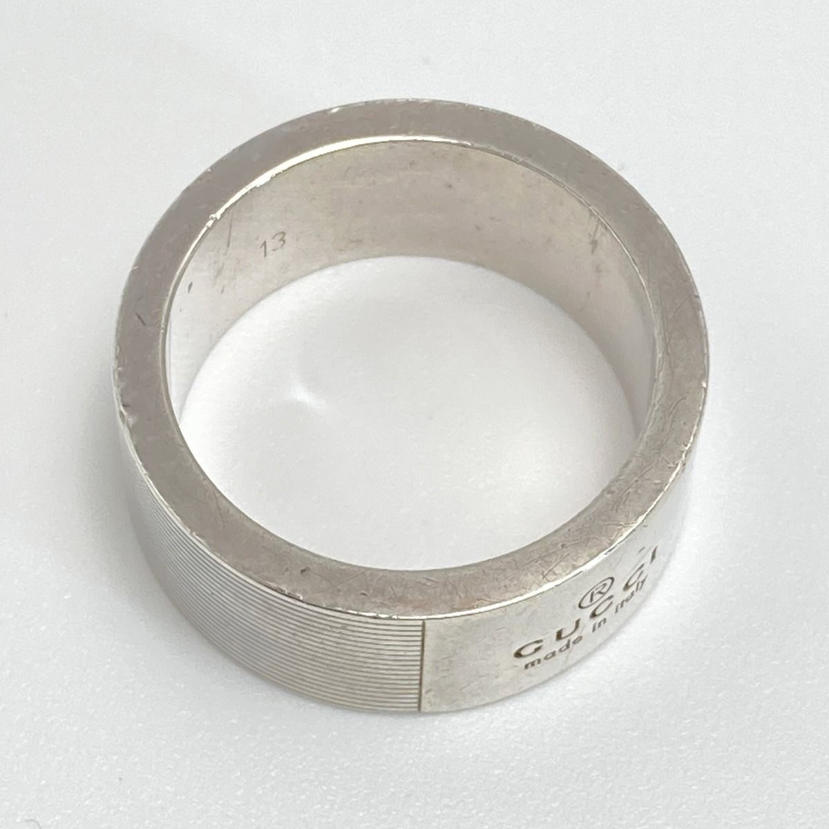 Gucci Logo Ring SV 925 Silver No 12
