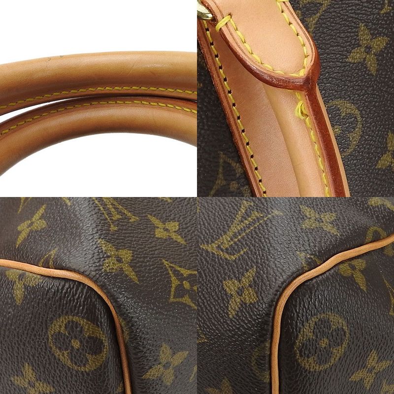 Louis Vuitton Boston Bag Keepall 45 M41428 Monogram Gold Hardware Men Travel