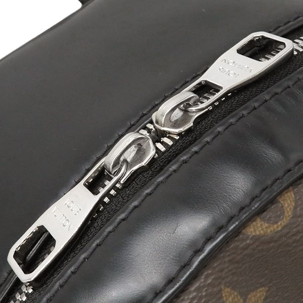 Louis Vuitton Backpack Daypack Josh Monogram Macassar Monogram X Black Silver