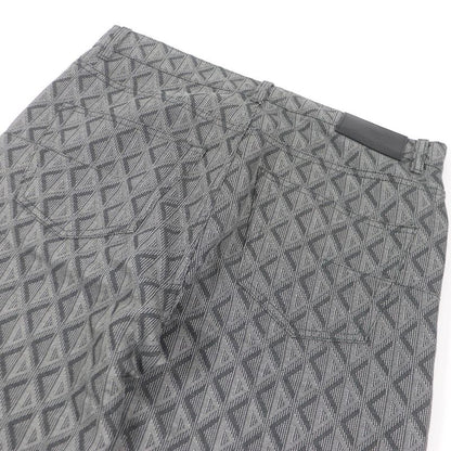 DIOR Homme 313d004b329x Cotton Cowhide CD Diamond Logo Allover Button Fly