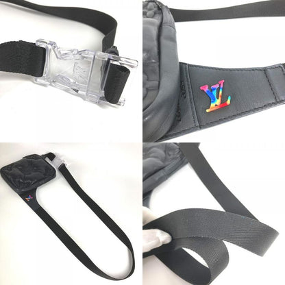 Louis Vuitton Shoulder Bag Asymmetrical Sling Bag M68773 Leather Black