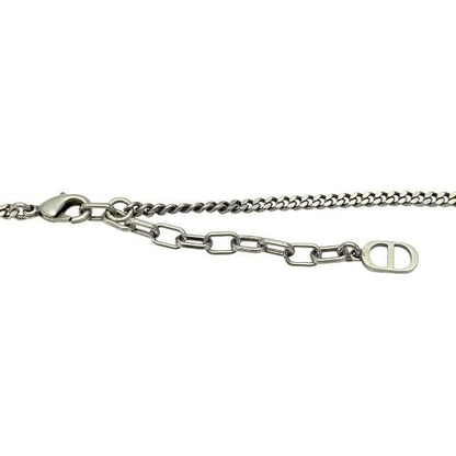 Christian DIOR Necklace Astero Motif Metal Silver