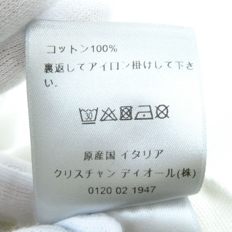 DIOR Homme 733j805b0373 Cotton Pique BEE Embroidered Short Sleeve Polo Shirt