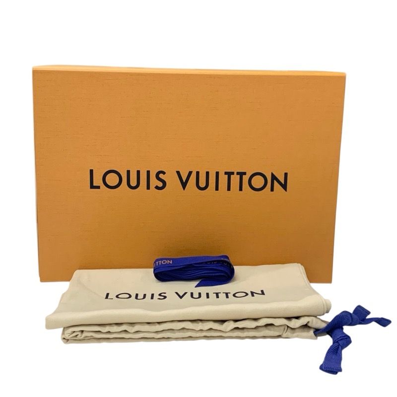 Louis Vuitton Silhouette Line Monogram Sandals Shoes Canvas Leather Light Gray