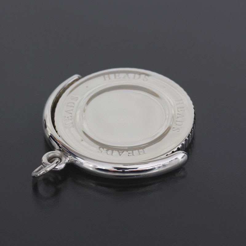 Tiffany & Co Coin Edge Pendant Top AG 925 Silver E1741