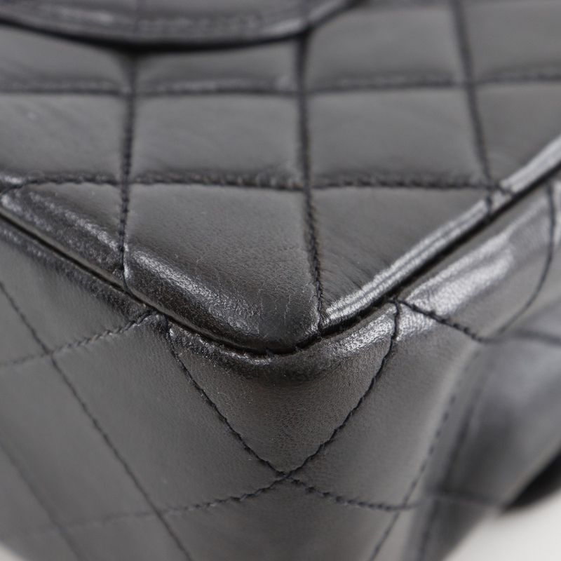 Chanel Parent Only Matelasse One Handle Lambskin Black Ladies Handbag