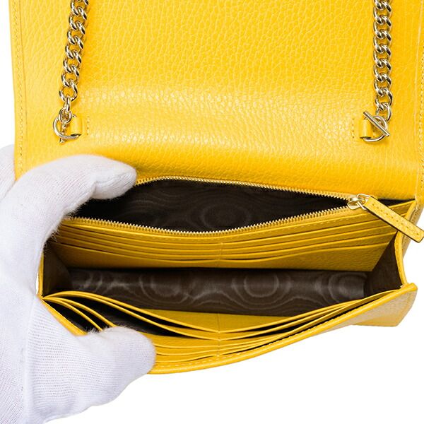 Gucci Shoulder Bag [outlet] Dollar Calf Yellow