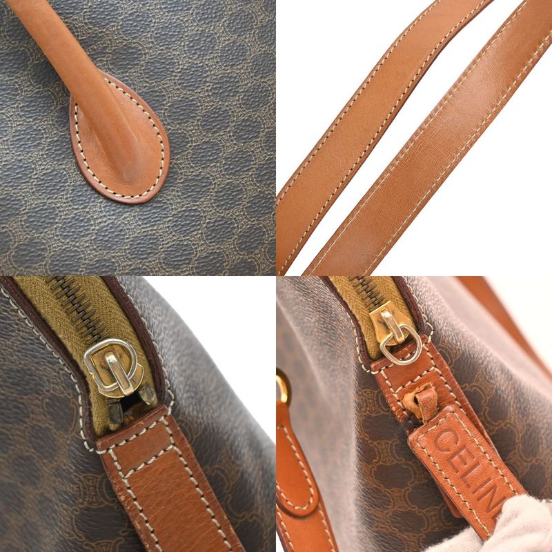 Celine Hand Shoulder Bag Canvas Leather 35kb002