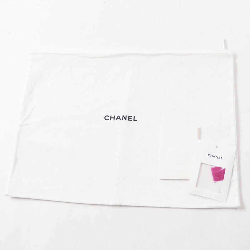 CHANEL 23A P75369 Wool Fuchsia (pinkish) Coco Mark Button Long Length Knit