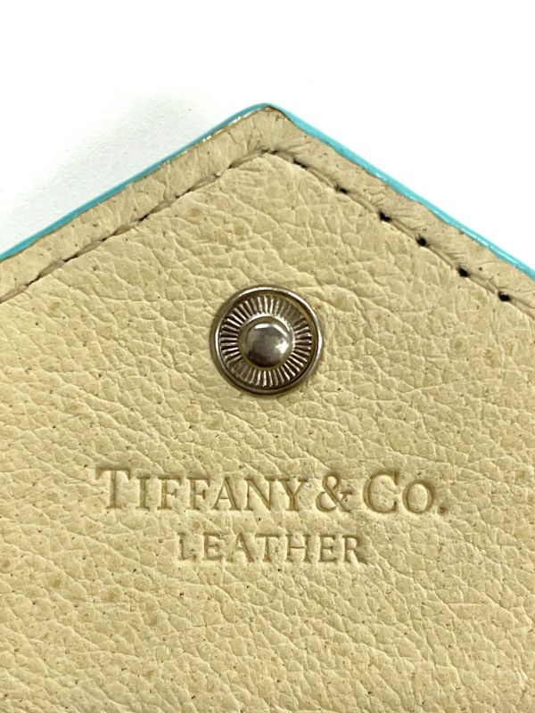Tiffany & Co Patent Leather Card Case Business Card Holder Card Holder Tiffany