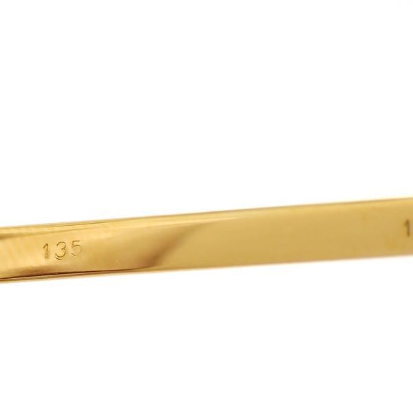 Cartier Signature C De Cartier Sunglasses None Prescription Round GP Gold With
