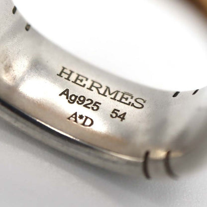 Hermes Ring H Logo Bronze Ag925 #54 Approx 13.5 Accessory Ok413