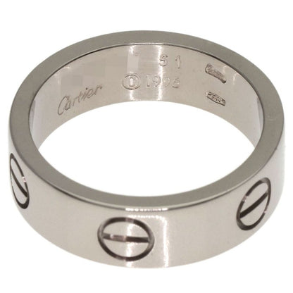 Cartier Love Ring #51 Ring - 18K White Gold Ladies