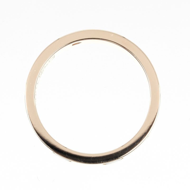 Cartier Love Small Model 18K Pink Gold And Diamonds Size 7 Ladies 4.16g Ring