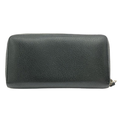 Gucci - UFO & Dragon Leather Round Zipper Long Wallet - Black - Men's