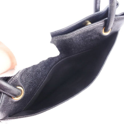 Chanel Caviar Skin Black Women's Tote Bag
