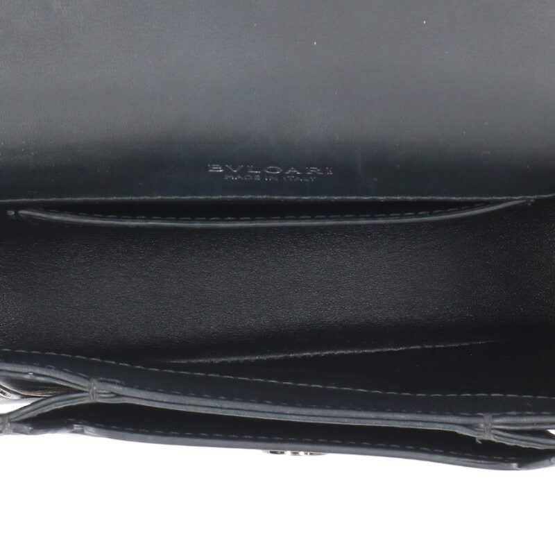 Bulgari 293022 Serpenti Forever Leather Crossbody Shoulder Bag Men's