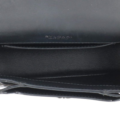 Bulgari 293022 Serpenti Forever Leather Crossbody Shoulder Bag Men's