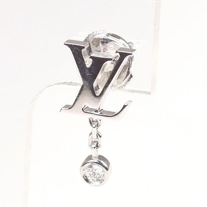Louis Vuitton Earrings Monogram/ideal/ideal Blossom LV White Togo Old Diamond