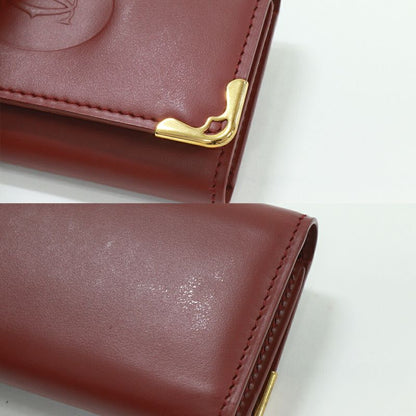 Cartier 4-ribbon Key Case Must Line Calf Bordeaux