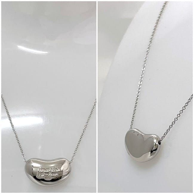 Tiffany & Co Bean Necklace Ec22786 Silver