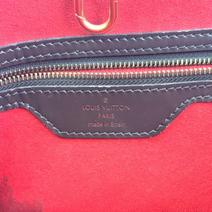 Louis Vuitton Hampstead MM Damier Ebene Damier Ebene Leather × PVC Brown Tote