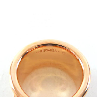 Hermes Olympe GM Etoupe Pink Gold Vaux-madame H Design Ring - Ring XS Size