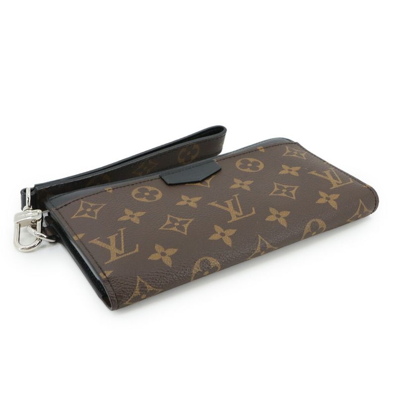 Louis Vuitton Monogram Macassar Zippy Dragonne L-shape Zipper Long Wallet