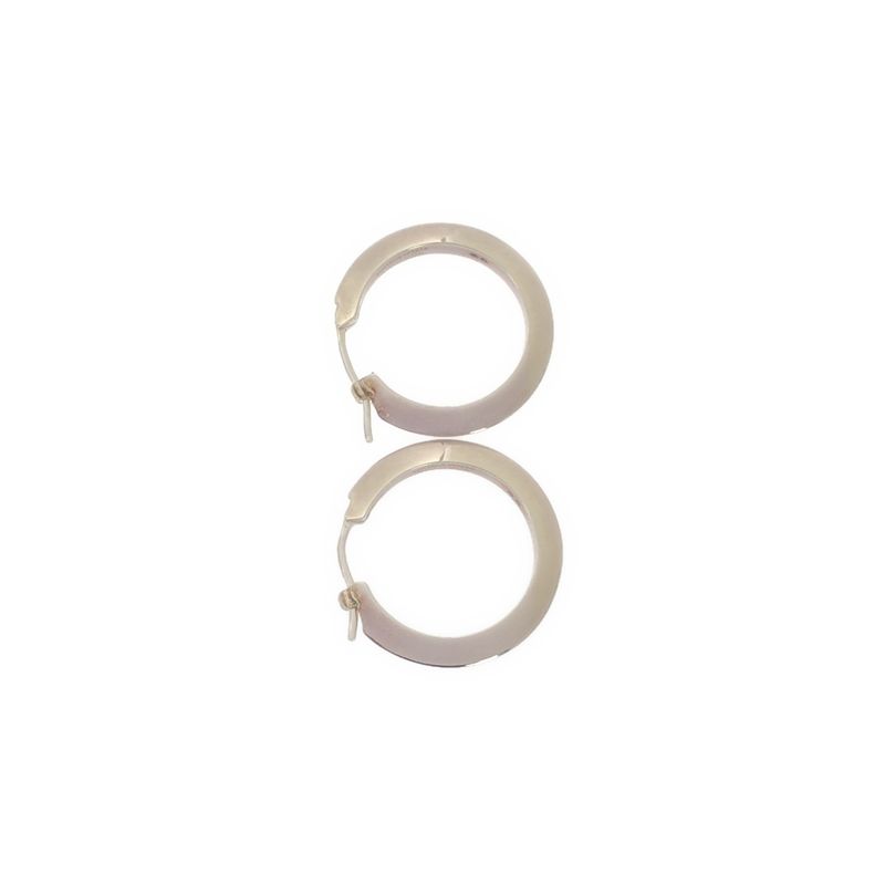 Bottega Veneta - Silver Hoop Earrings - Silver - Women
