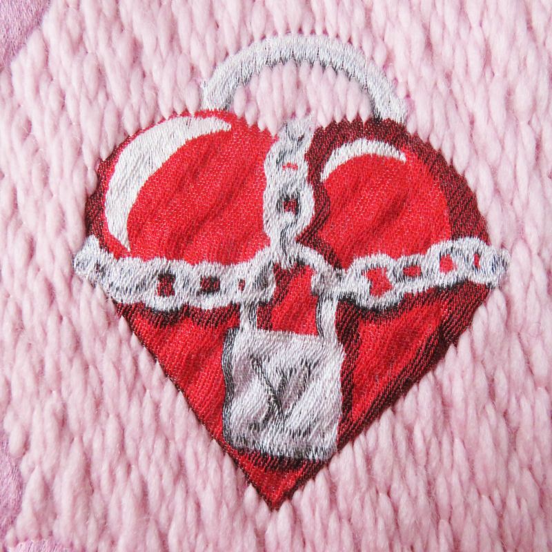 Louis Vuitton M76178 Echarpe Logomania Arafolie Wool Silk Rose