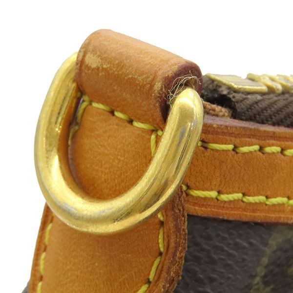 Louis Vuitton Handbag Palermo PM Monogram Canvas Monogram Gold Hardware Brown