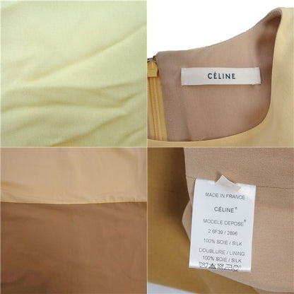 Celine Dress Blouse Phoebe Period Sleeveless None Bicolor Top Women's 40 (M