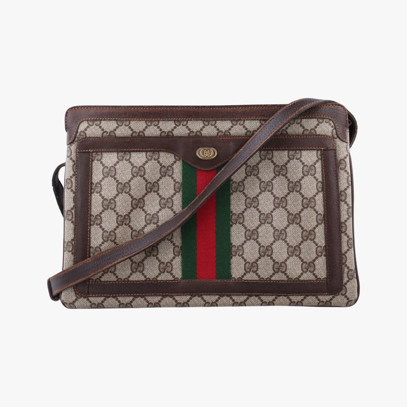 Guccigg Supreme Ophidia Brown PVC Coated Canvas