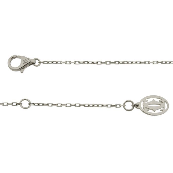 Cartier D'amour Diamond Necklace LM 18K White Gold 750 White Gold With Diamond