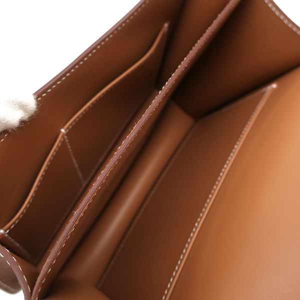 Hermes Constance 3 Mini Miroir Shoulder Bag Vaux Epson Gold Pink Gold Hardware